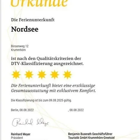 Апартаменты Nordsee Крумхёрн
